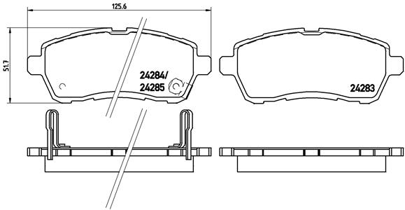 BREMBO Bremsesæt, skivebremser sg00000cks foraksel perforeret/ventileret 258mm 23mm for MAZDA DAIHATSU MAZDA (CHANGAN) SUZUKI AUDI (FAW) FORD (CHANGAN