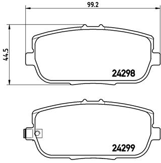 BREMBO Bremsesæt, skivebremser sg00000cl5 bagaksel fuld 255mm 9mm for MAZDA FIAT