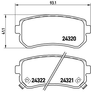 BREMBO Bremsesæt, skivebremser sg00000ef9 bagaksel fuld 256mm 10mm for HYUNDAI (BEIJING) KIA HYUNDAI JAC KIA (DYK)