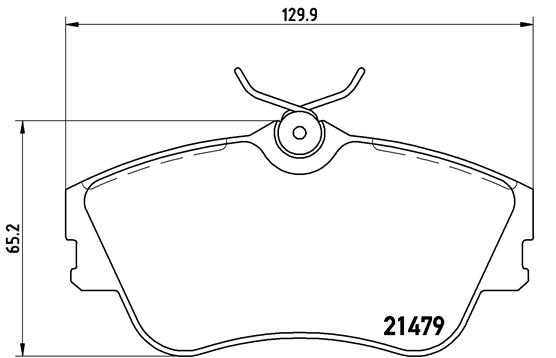 BREMBO Bremsesæt, skivebremser sg00000efe foraksel fuld 282mm 12mm for VW AUDI SKODA SEAT