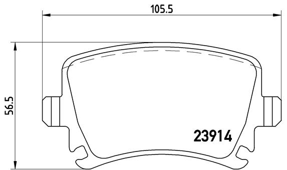 BREMBO Bremsesæt, skivebremser sg00000eg3 bagaksel fuld 314mm 25mm for SEAT SKODA VW AUDI (FAW) VW (FAW) AUDI