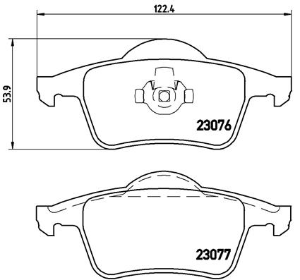 BREMBO Bremsesæt, skivebremser sg00000egw bagaksel perforeret 286mm 12mm for VOLVO