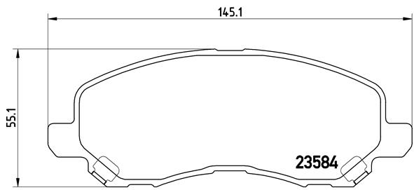 BREMBO Bremsesæt, skivebremser sg00000eh1 bagaksel indvendig ventileret 276mm 26mm for CHRYSLER BAIC WEIWANG PEUGEOT CITROËN MITSUBISHI PROTON DODGE J