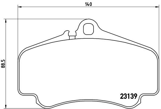 BREMBO Bremsesæt, skivebremser sg00000ehl bagaksel perforeret/ventileret 330mm 28mm for PORSCHE