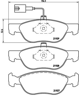 BREMBO Bremsesæt, skivebremser sg00000ehy foraksel fuld 240mm 11mm for ALFA ROMEO FORD FIAT ZASTAVA ABARTH LANCIA DAIHATSU (FAW) FIAT (NANJING)