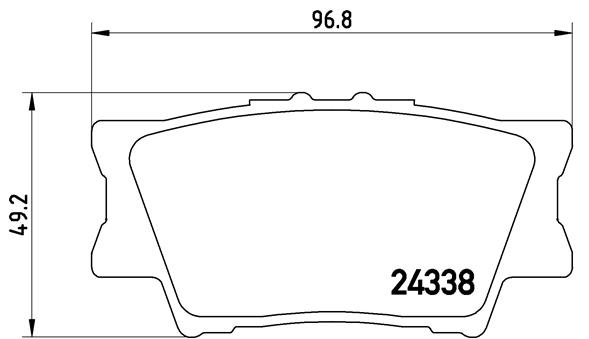 BREMBO Bremsesæt, skivebremser sg00000ei4 bagaksel fuld 328mm 12mm for PONTIAC TOYOTA LEXUS TOYOTA (FAW)