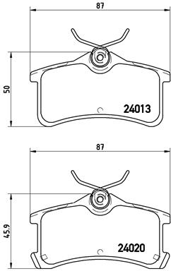 BREMBO Bremsesæt, skivebremser sg00000eji bagaksel fuld 255mm 10mm for CHEVROLET TOYOTA GREAT WALL