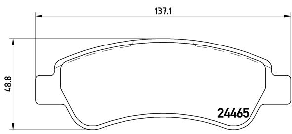 BREMBO Bremsesæt, skivebremser sg00000ejl bagaksel fuld 280mm 16mm for PEUGEOT CITROËN FIAT