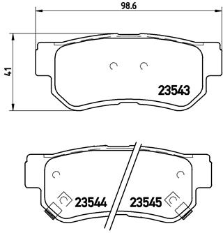 BREMBO Bremsesæt, skivebremser sg00000el3 bagaksel indvendig ventileret 284mm 26mm for KIA HYUNDAI JAC DONGFENG SSANGYONG GAC