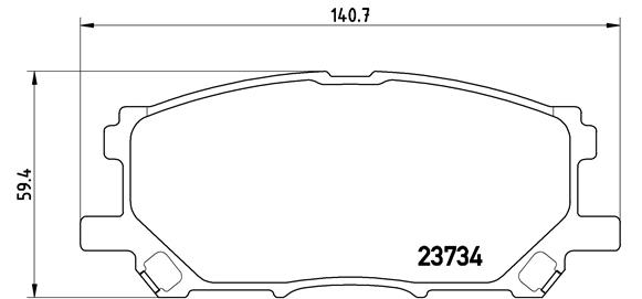 BREMBO Bremsesæt, skivebremser sg00000el4 bagaksel indvendig ventileret 319mm 28mm for LEXUS TOYOTA