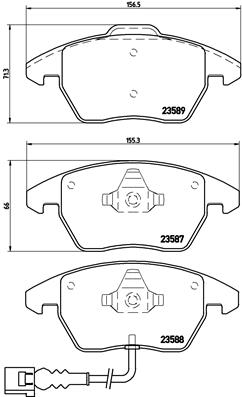 BREMBO Bremsesæt, skivebremser sg00000ela bagaksel perforeret 288mm 25mm for PEUGEOT CITROËN FORD ROEWE (SAIC) LANCIA ZHONGHUA (BRILLIANCE) DS SKODA A
