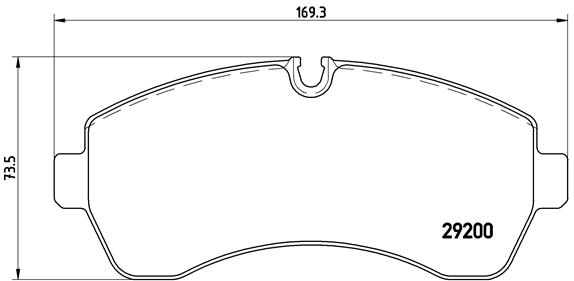 BREMBO Bremsesæt, skivebremser sg00000eld bagaksel indvendig ventileret 300mm 28mm for MERCEDES-BENZ AUDI SEAT VW SKODA