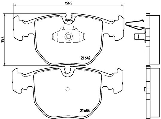 BREMBO Bremsesæt, skivebremser sg00000emg bagaksel lukket 298mm 20mm for BMW