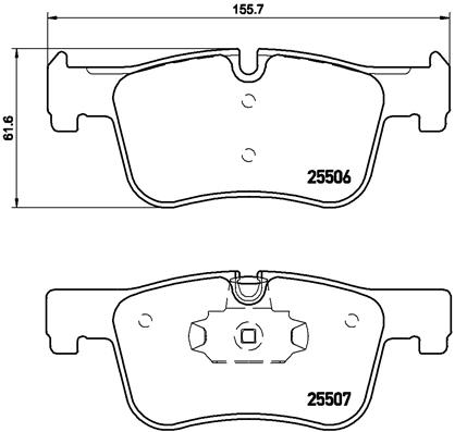 BREMBO Bremsesæt, skivebremser sg00000emo bagaksel indvendig ventileret 300mm 22mm for BMW