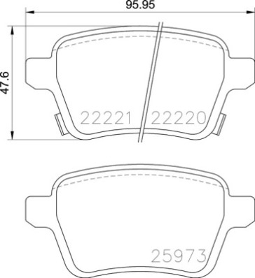 BREMBO Bremsesæt, skivebremser sg00000eo8 bagaksel perforeret 308mm 10mm for OPEL VAUXHALL SAAB