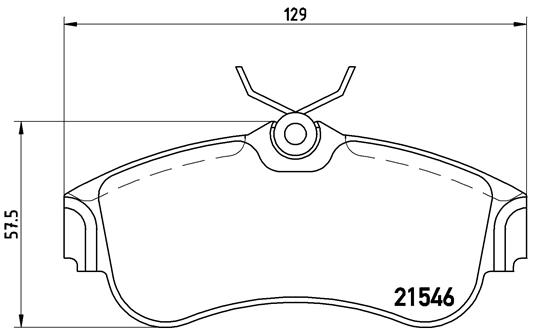 BREMBO Bremsesæt, skivebremser sg00000eok bagaksel indvendig ventileret 258mm 22mm for NISSAN