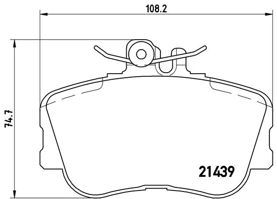 BREMBO Bremsesæt, skivebremser sg00000epo bagaksel indvendig ventileret 258mm 9mm for MERCEDES-BENZ