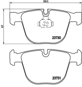 BREMBO Bremsesæt, skivebremser sg00000erv bagaksel indvendig ventileret 345mm 30mm for BMW BENTLEY