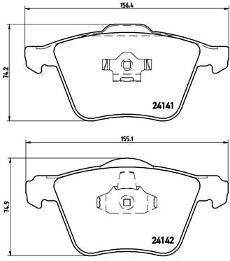 BREMBO Bremsesæt, skivebremser sg00000esy foraksel indvendig ventileret 308mm 30mm for VOLVO