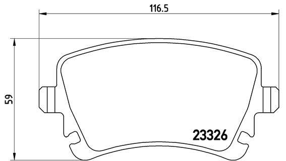 BREMBO Bremsesæt, skivebremser sg00000eto bagaksel indvendig ventileret 280mm 22mm for AUDI SKODA VW