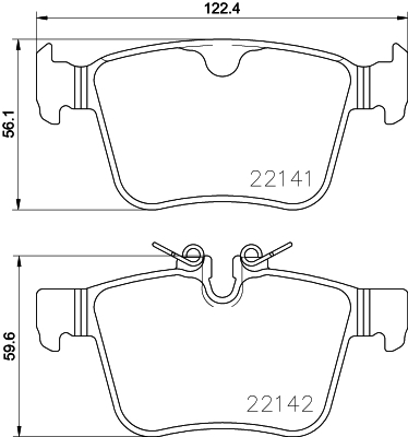 BREMBO Bremsesæt, skivebremser sg00000eu9 bagaksel indvendig ventileret 345mm 20mm for VOLVO JAGUAR LAND ROVER
