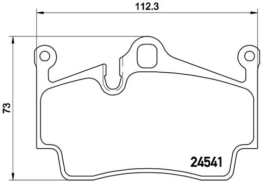 BREMBO Bremsesæt, skivebremser sg00000euu bagaksel perforeret/ventileret 299mm 24mm for PORSCHE