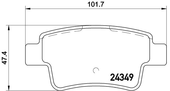 BREMBO Bremsesæt, skivebremser sg00000ewd bagaksel perforeret 308mm 10mm for OPEL SAAB VAUXHALL FIAT