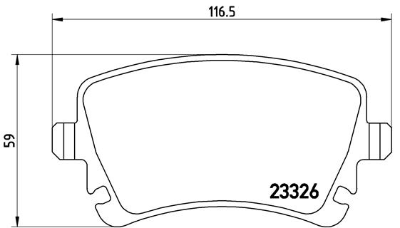BREMBO Bremsesæt, skivebremser sg00000eyk bagaksel indvendig ventileret 294mm 32mm for VW SEAT AUDI SKODA