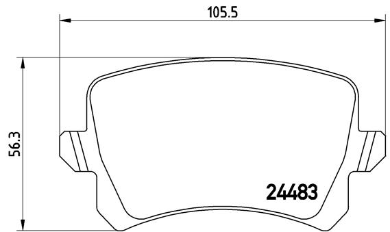 BREMBO Bremsesæt, skivebremser sg00000ez8 bagaksel perforeret 282mm 25mm for VW QOROS VW (FAW) VW (SVW) SKODA AUDI AUDI (FAW) CHANA SEAT GAC SKODA (SV