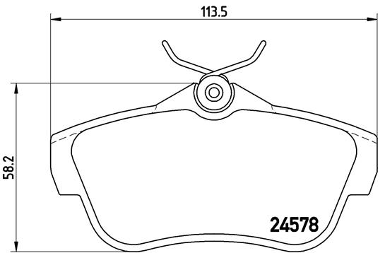 BREMBO Bremsesæt, skivebremser sg00000ezh bagaksel fuld 290mm 28mm for PEUGEOT CITROËN FIAT TOYOTA