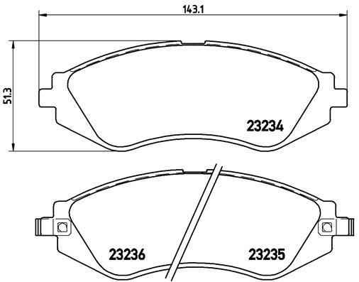 BREMBO Bremsesæt, skivebremser sg00000ezr bagaksel indvendig ventileret 258mm 24mm for BUICK (SGM) CHEVROLET (SGM) DAEWOO CHEVROLET SUZUKI