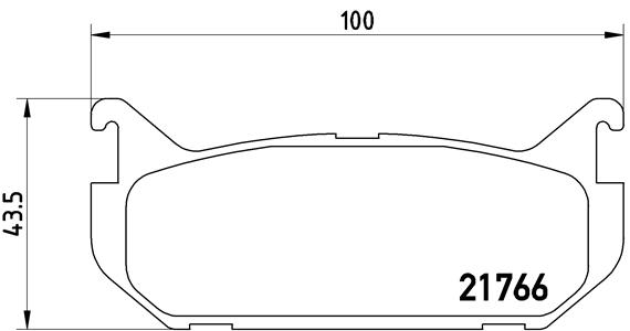 BREMBO Bremsesæt, skivebremser sg00000f1l bagaksel indvendig ventileret 258mm 24mm for FORD FORD USA MITSUBISHI MAZDA HAIMA (FAW) NISSAN