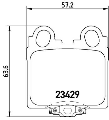 BREMBO Bremsesæt, skivebremser sg00000f28 bagaksel indvendig ventileret 296mm 32mm for TOYOTA LEXUS NISSAN