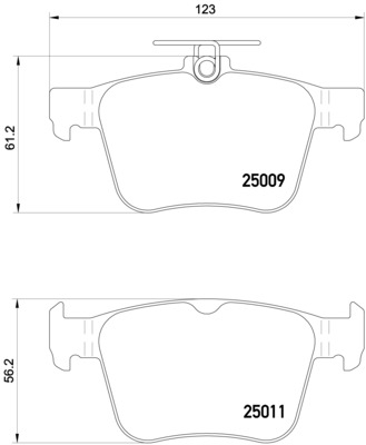 BREMBO Bremsesæt, skivebremser sg00000f2l bagaksel indvendig ventileret 312mm 25mm for VW VW (SVW) SEAT AUDI SKODA AUDI (FAW) SKODA (SVW) VW (FAW)