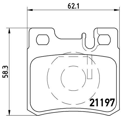 BREMBO Bremsesæt, skivebremser sg00000f3g foraksel lukket 288mm 9mm for MERCEDES-BENZ CHRYSLER