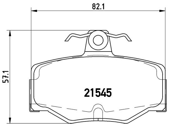 BREMBO Bremsesæt, skivebremser sg00000f52 bagaksel fuld 278mm 28mm for NISSAN