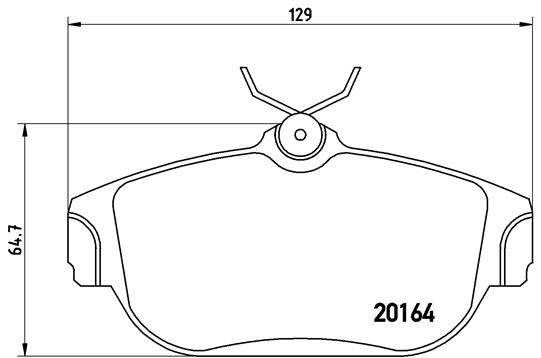 BREMBO Bremsesæt, skivebremser sg00000f5p bagaksel fuld 280mm 12mm for VOLVO