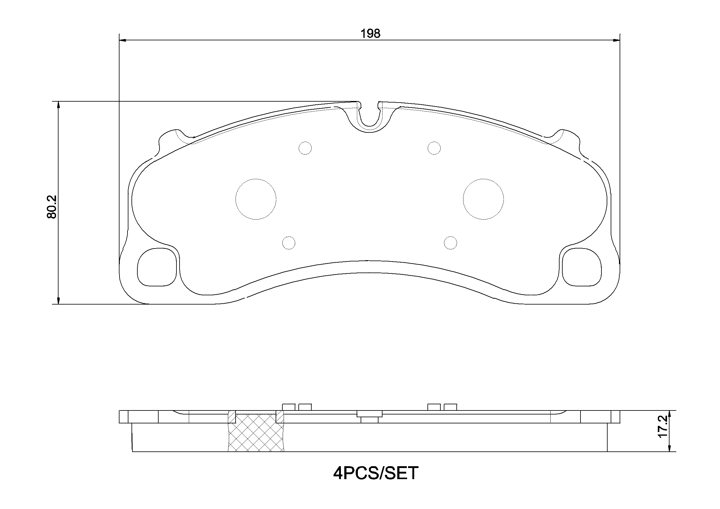 BREMBO Bremseklodser P 65 048 for PORSCHE