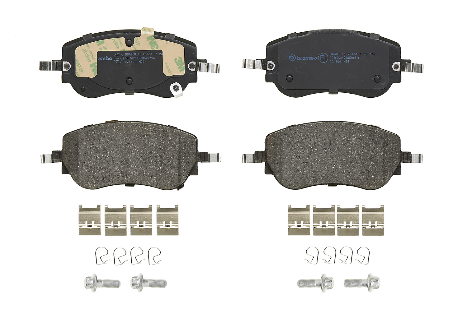 BREMBO Bremseklodser p23198 for FIAT