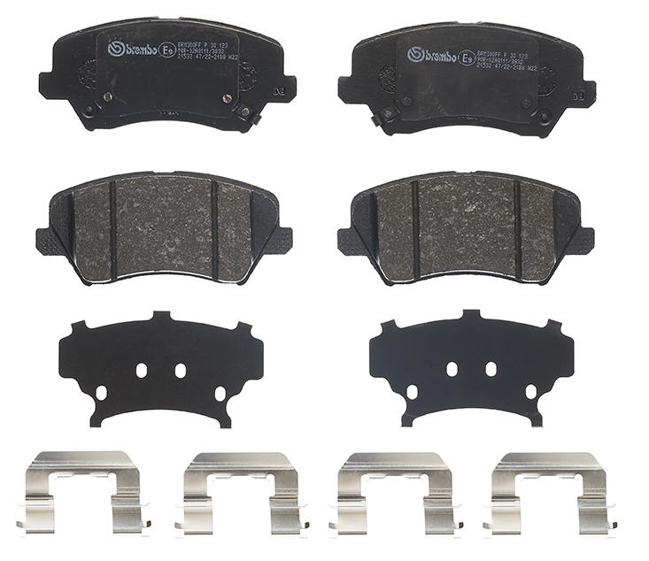 BREMBO Bremseklodser p30123 for HYUNDAI KIA HYUNDAI (BEIJING) KIA (DYK)