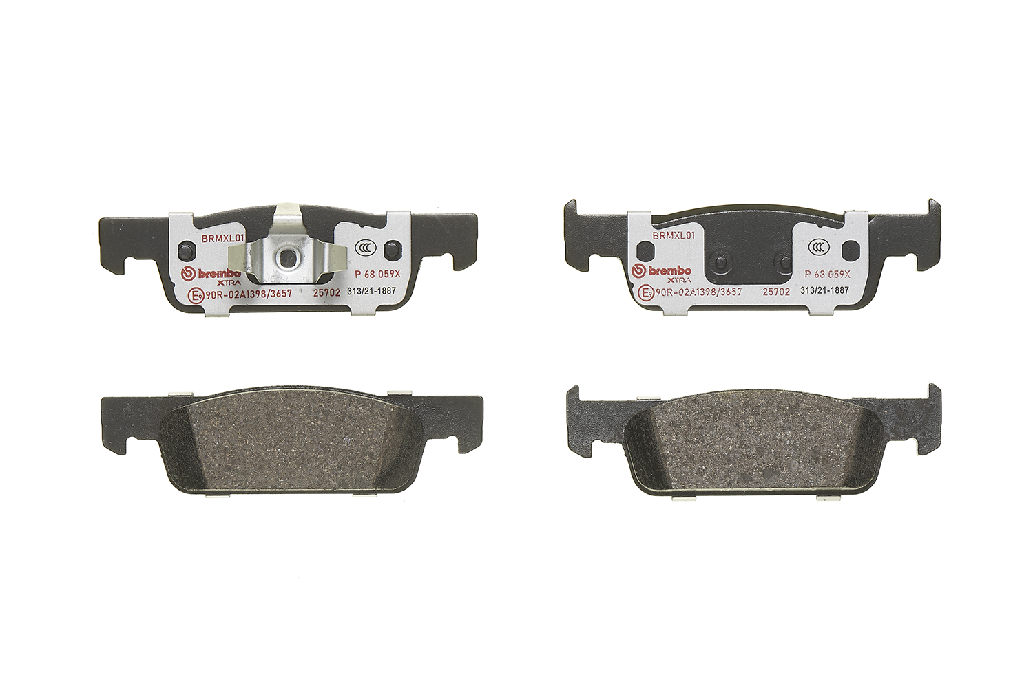 BREMBO Bremseklodser p68059x for BYD RENAULT DACIA SMART
