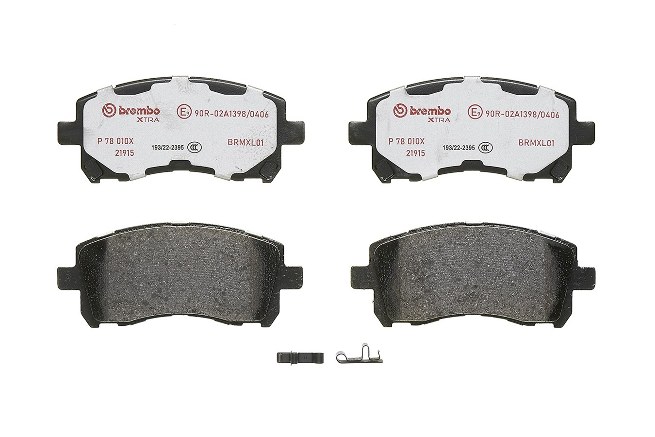BREMBO Bremseklodser p78010x for MITSUBISHI NISSAN SUBARU