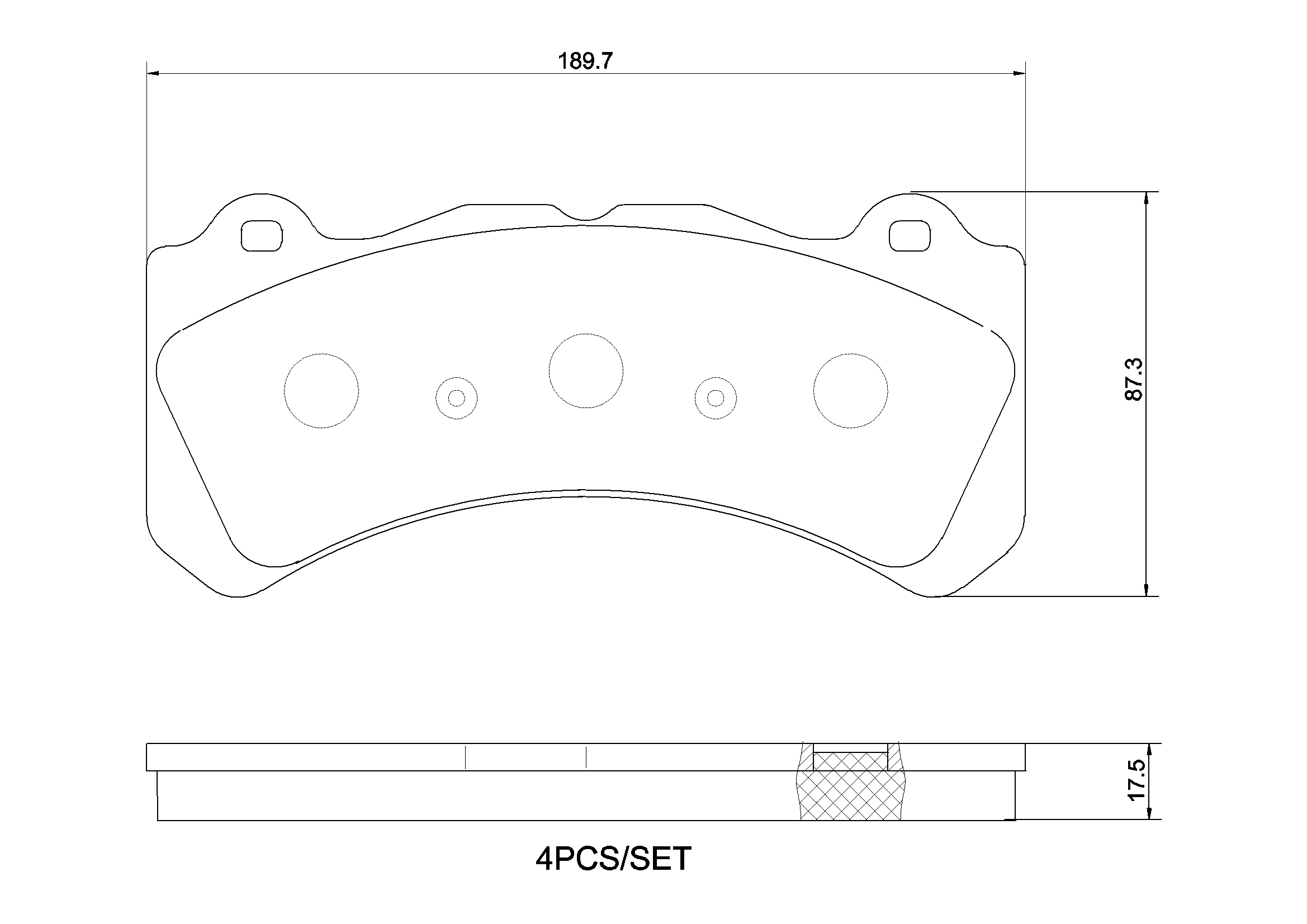 BREMBO Bremseklodser P 86 034 for VOLVO