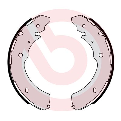 BREMBO Bremsebakkesæt s34508 for CHEVROLET ISUZU MAZDA