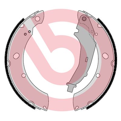 BREMBO Bremsebakkesæt s85544 for VW