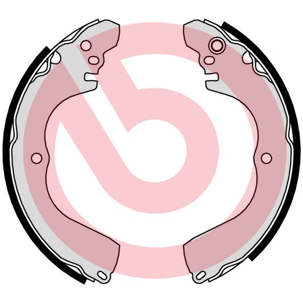 BREMBO Bremsebakkesæt s54525 for MITSUBISHI