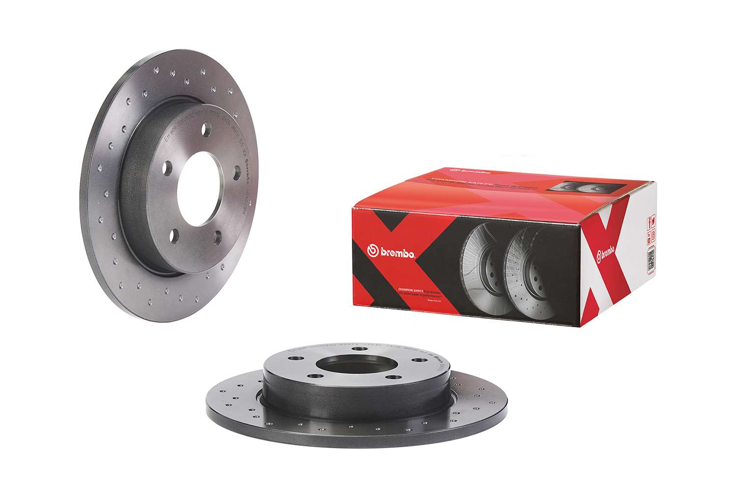 BREMBO Bremseskive 08a0291x perforeret 265mm 11mm for MAZDA MAZDA (CHANGAN)