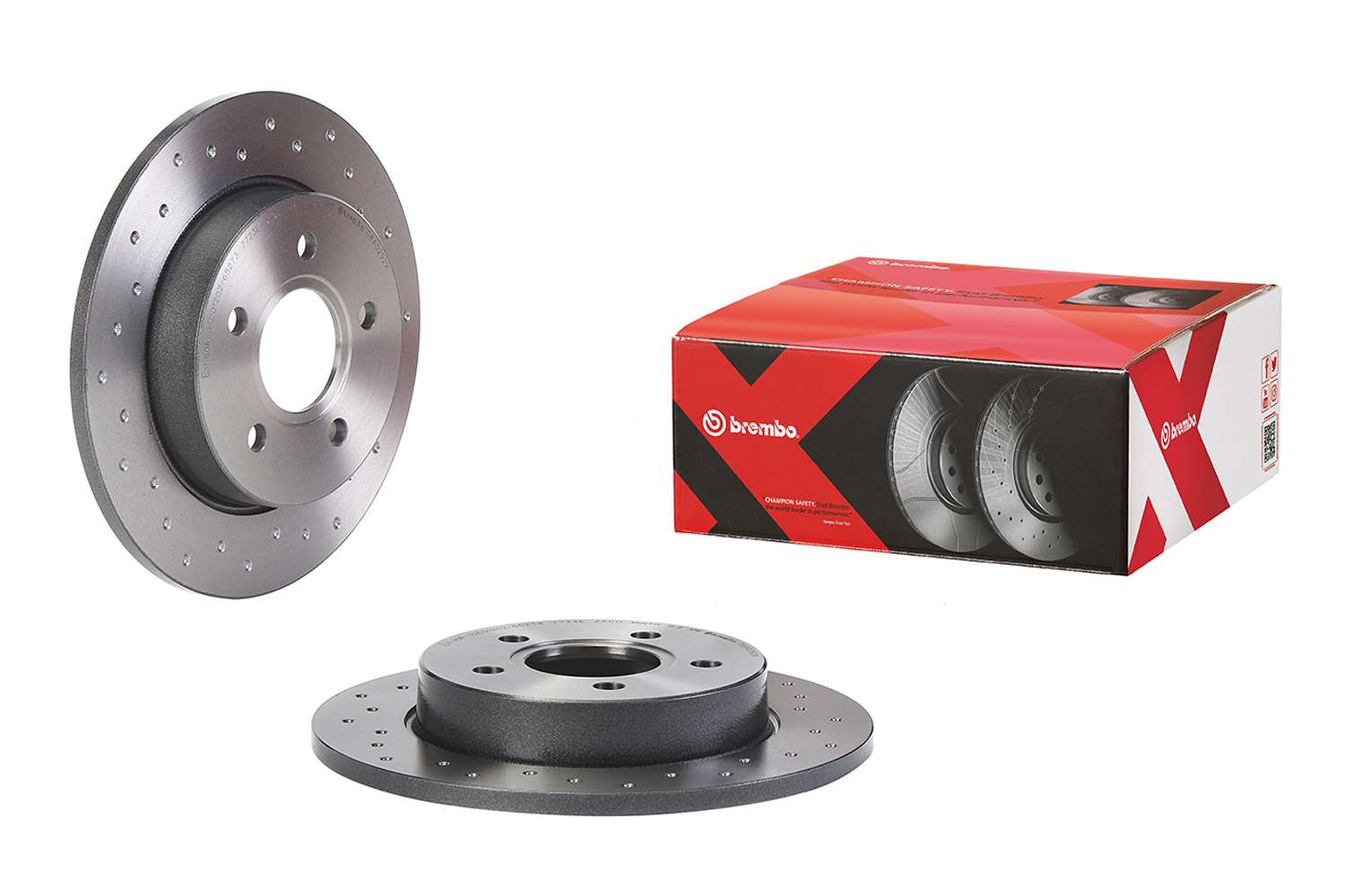 BREMBO Bremseskive 08.A029.2X perforeret 265mm 11mm for FORD FORD (CHANGAN) FORD ASIA & OCEANIA MAZDA (CHANGAN)