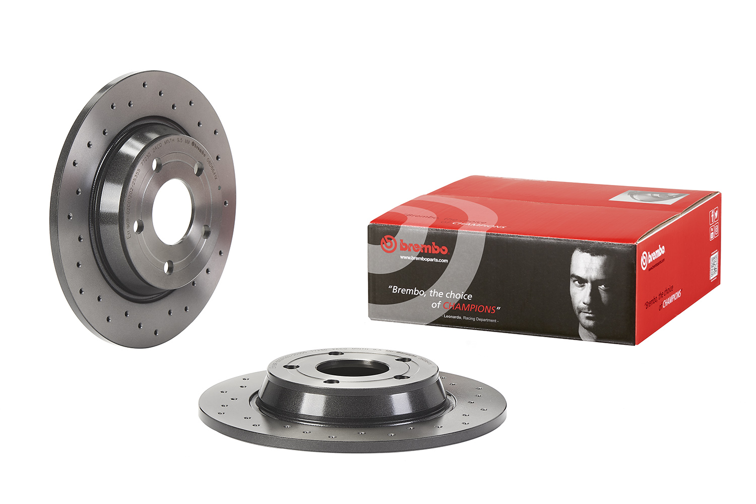 BREMBO Bremseskive 08.D864.1X perforeret 271mm 11mm for FORD FORD (CHANGAN)