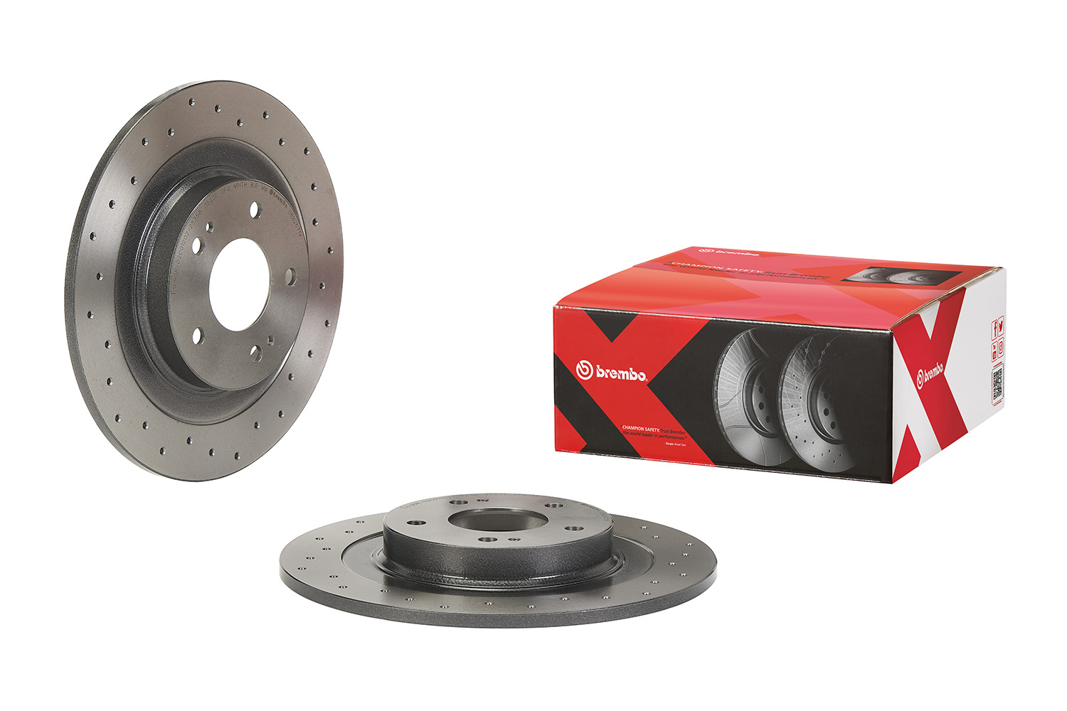BREMBO Bremseskive 08.N267.1X perforeret 302mm 10mm for PEUGEOT MITSUBISHI (GAC) MITSUBISHI